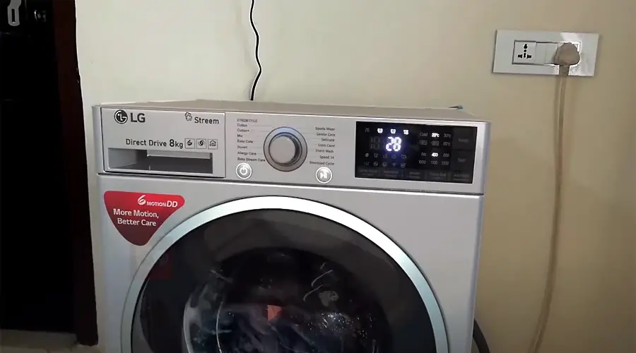 LG washing machine error codes