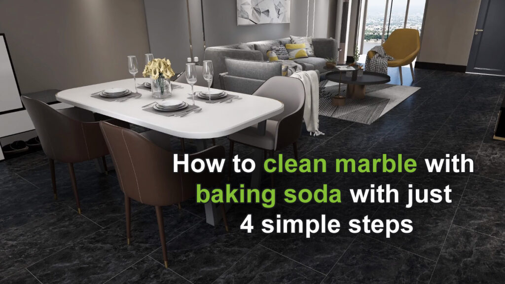 How to clean marble floor with baking soda Sanitisation Singapore