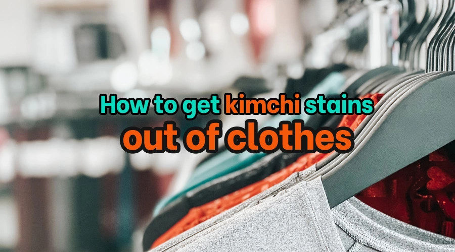 How to remove kimchi stain from clothes