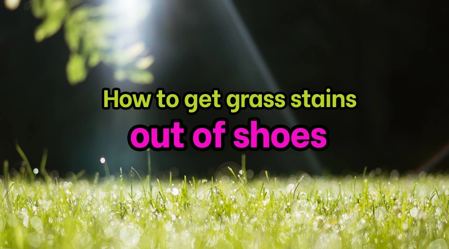 How to get grass stains out of shoes