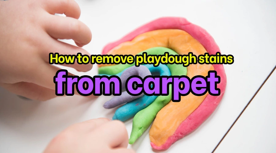 How to remove playdough stains from carpet