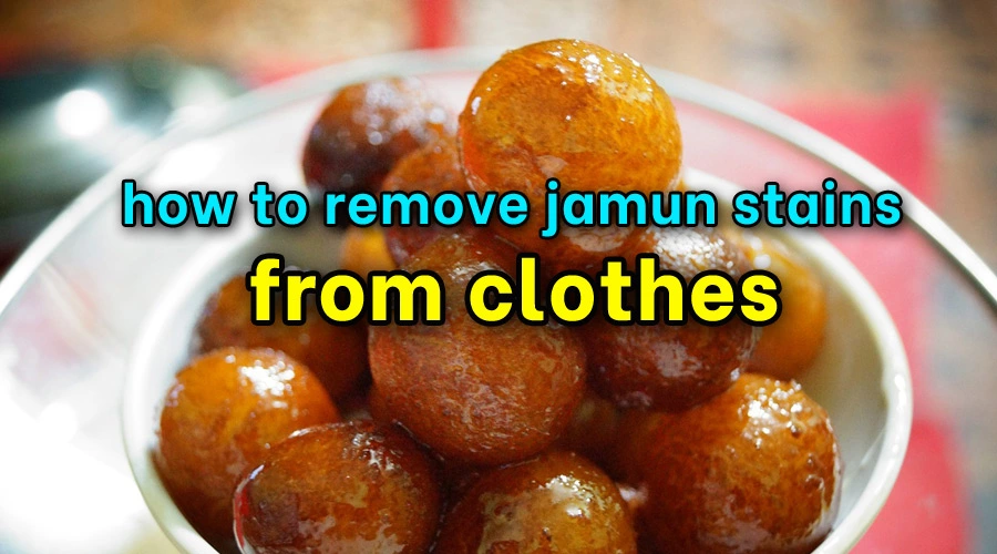 How to remove Jamun stains from clothes